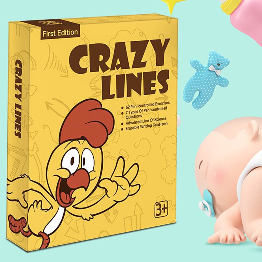 Erasable Pen Control Training Kindergarden Puzzle