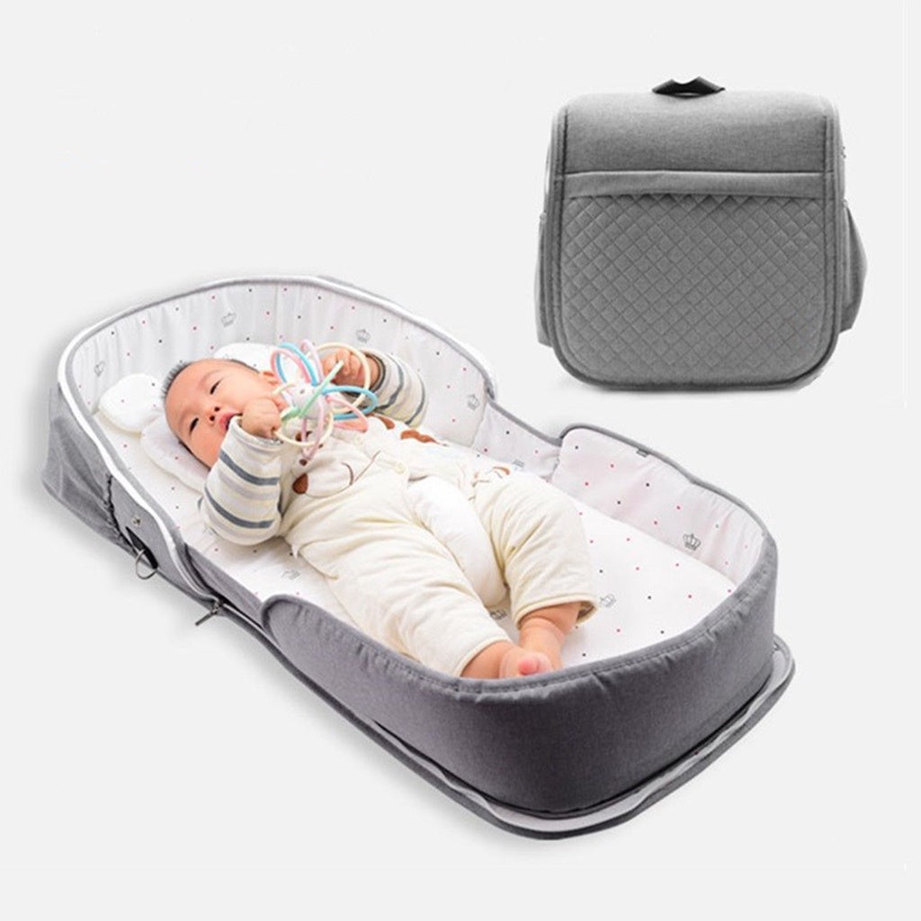 Newborn Baby Bed folding portable bionic bed mummy bag backpack
