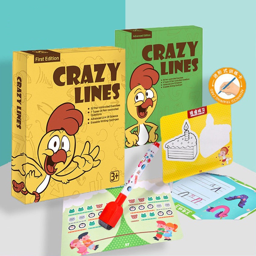Erasable Pen Control Training Kindergarten Puzzle