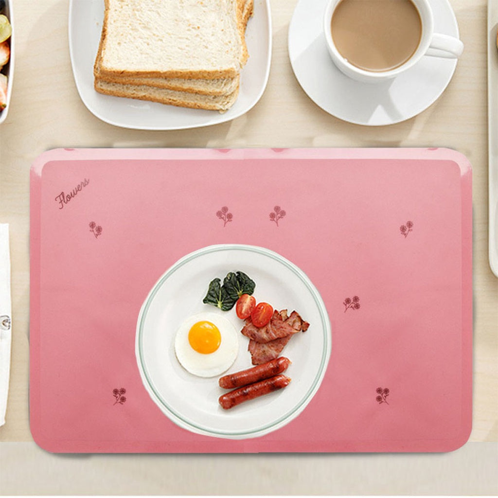 Baby waterproof eating bib mat set