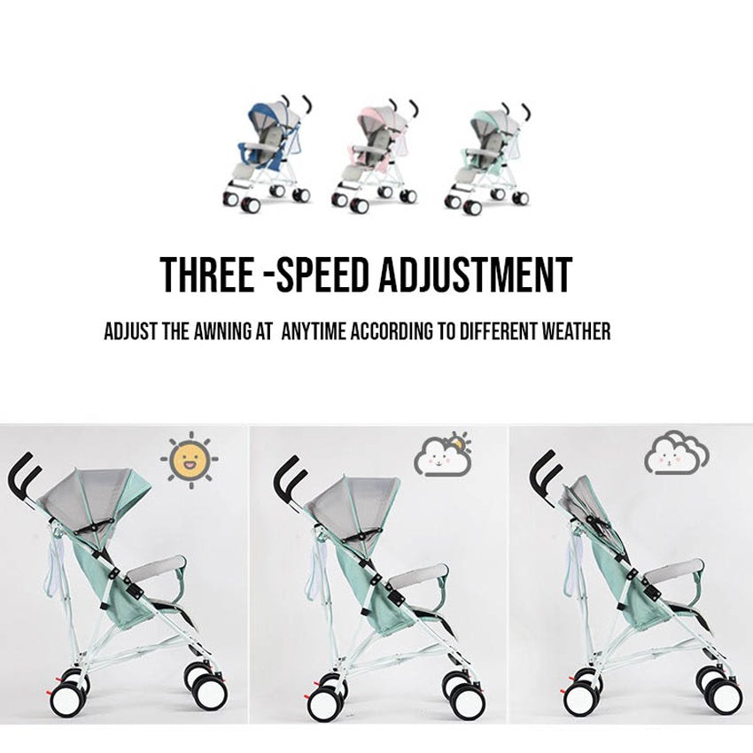 Little Haven Umbrella Handle 701 Edition Baby Stroller with Cloth Pad Chair