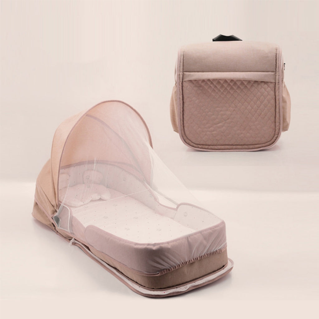 Newborn Baby Bed folding portable bionic bed mummy bag backpack