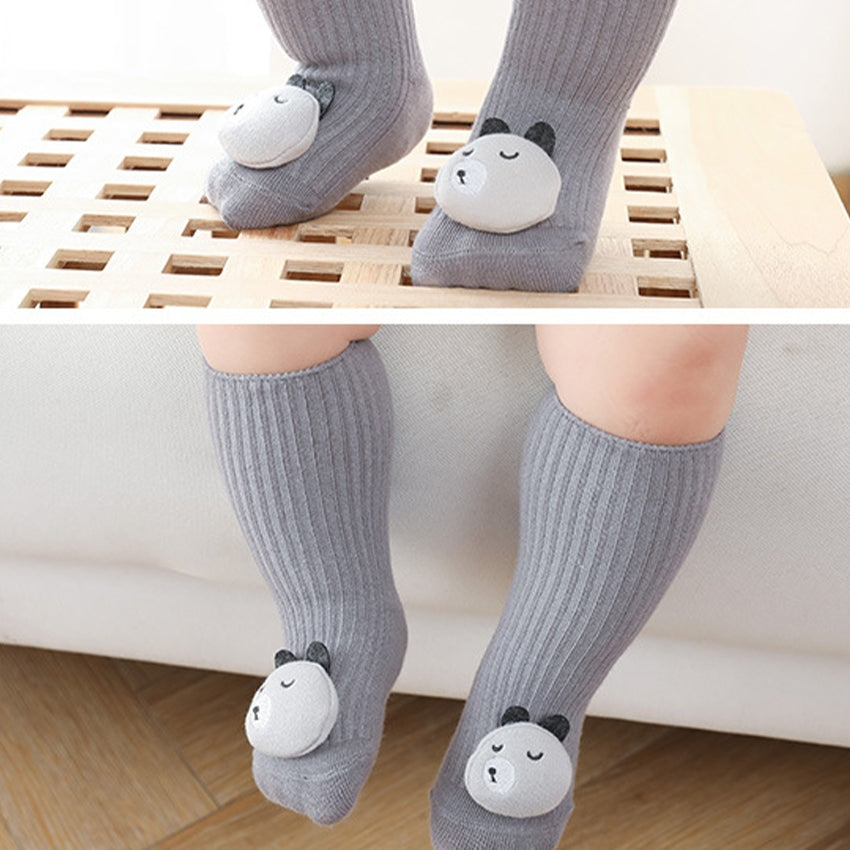 Newborn three-dimensional cartoon doll baby socks XS 0-6 months