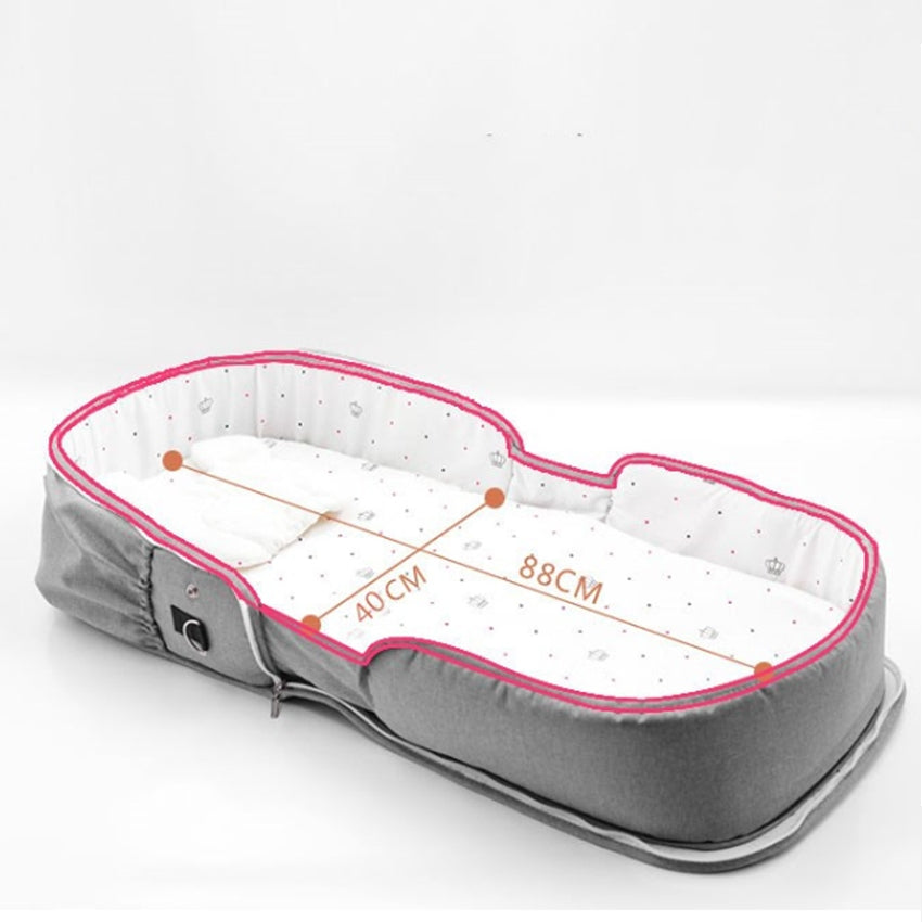Newborn Baby Bed folding portable bionic bed mummy bag backpack