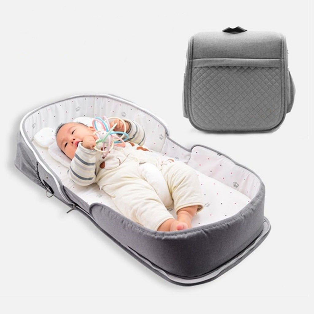 Newborn Baby Bed folding portable bionic bed mummy bag backpack